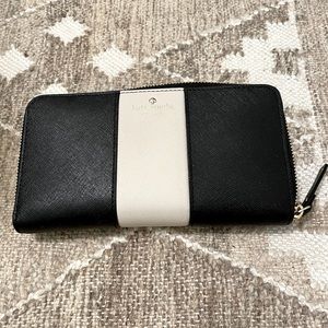 kate spade full zip wallet